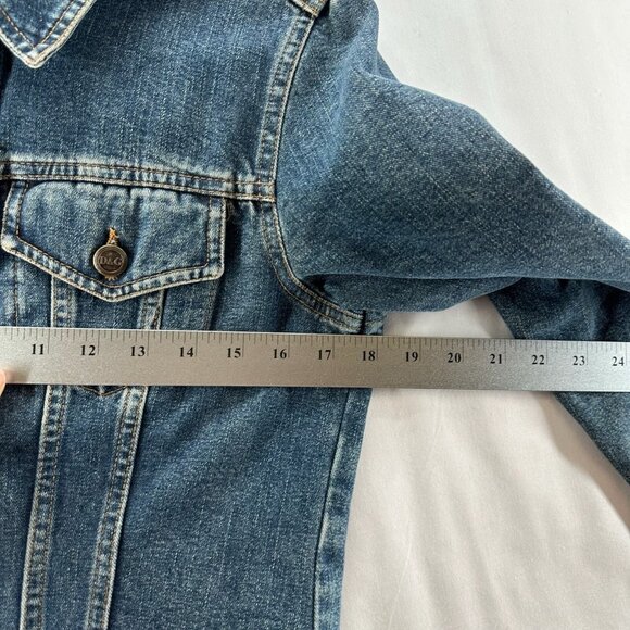 Dolce & Gabbana Women's Denim Jacket IT 44 US M Made in Italy DG Logo Detail - Picture 12 of 14